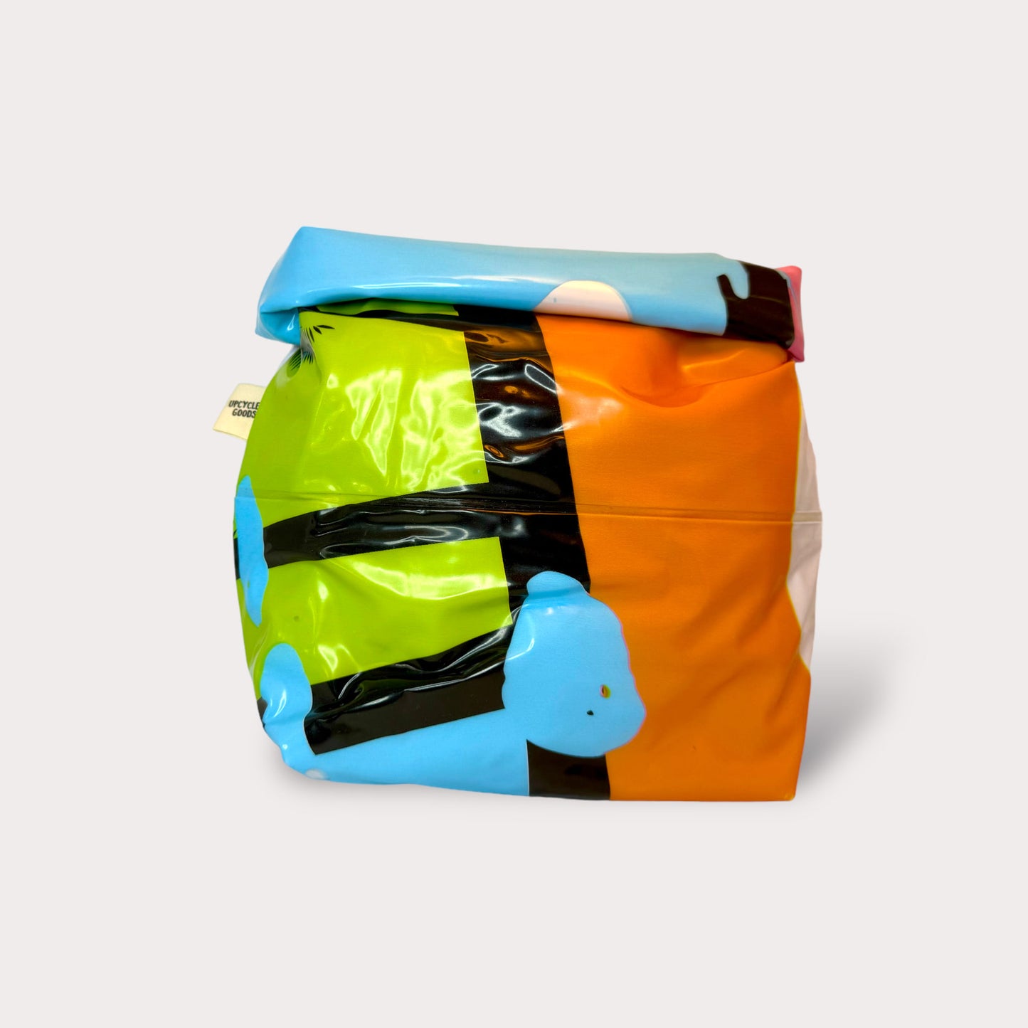 Bikini Bag . Turqois Splatter . Floatie.