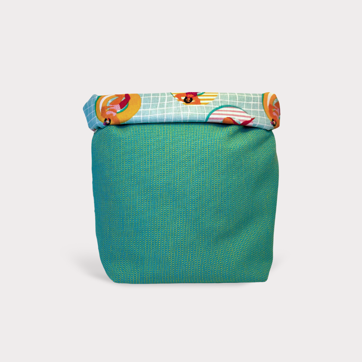 Bikini Bag . Ladies Swimming Ring. Fabric