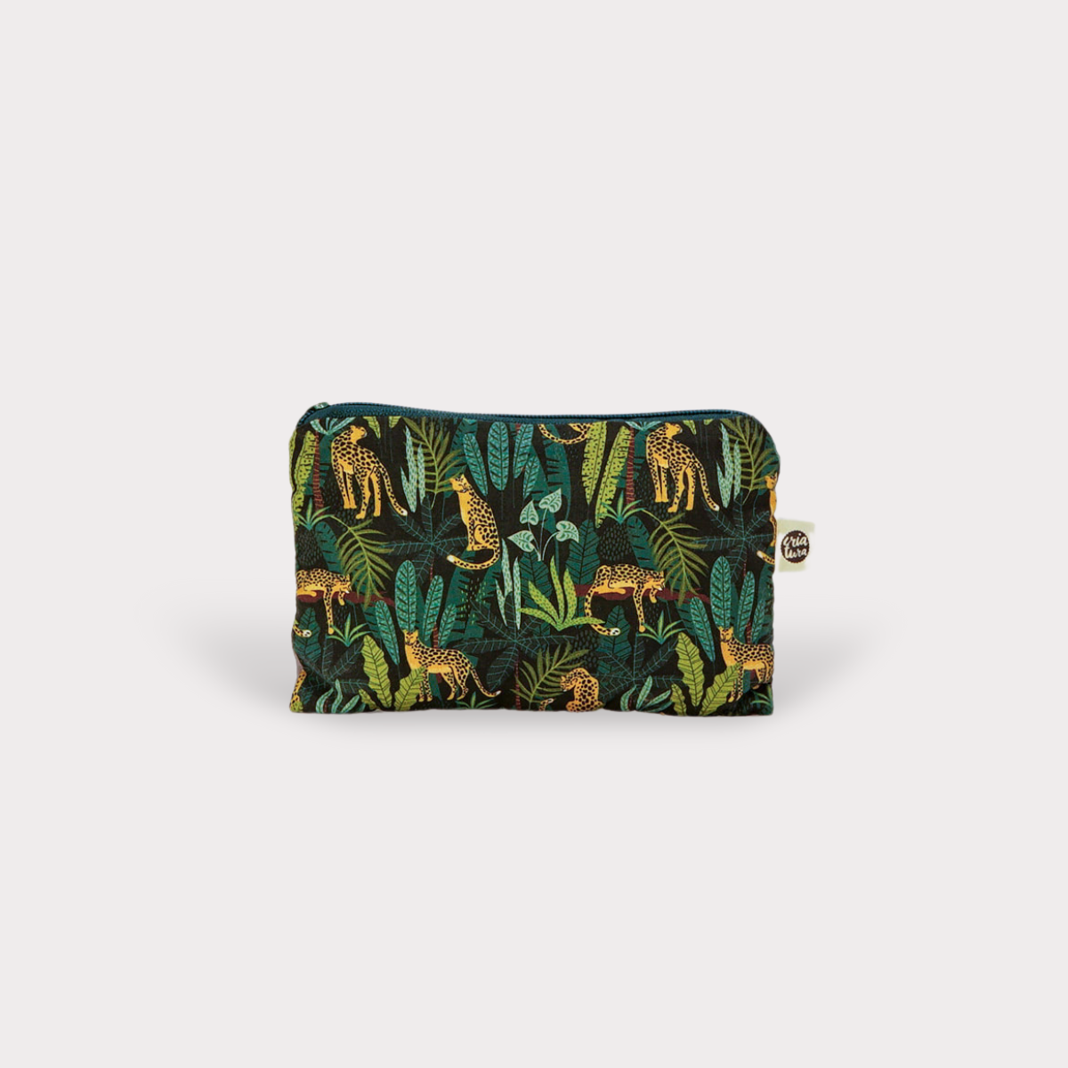 Kleine Tasche. Geparden. Stoffe.