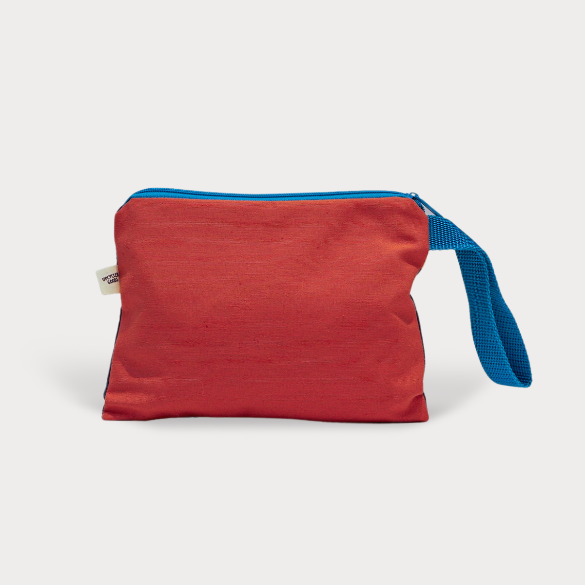 Large Pouch . Crazy Seagulls. Fabric