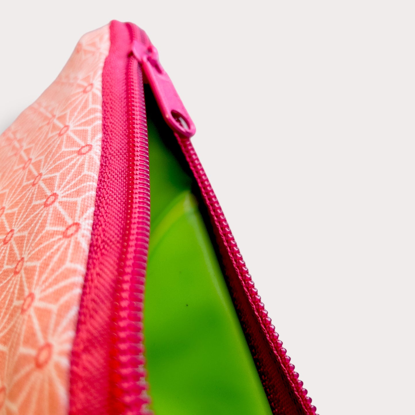 Large Pouch . High Diver. Green. Fabric