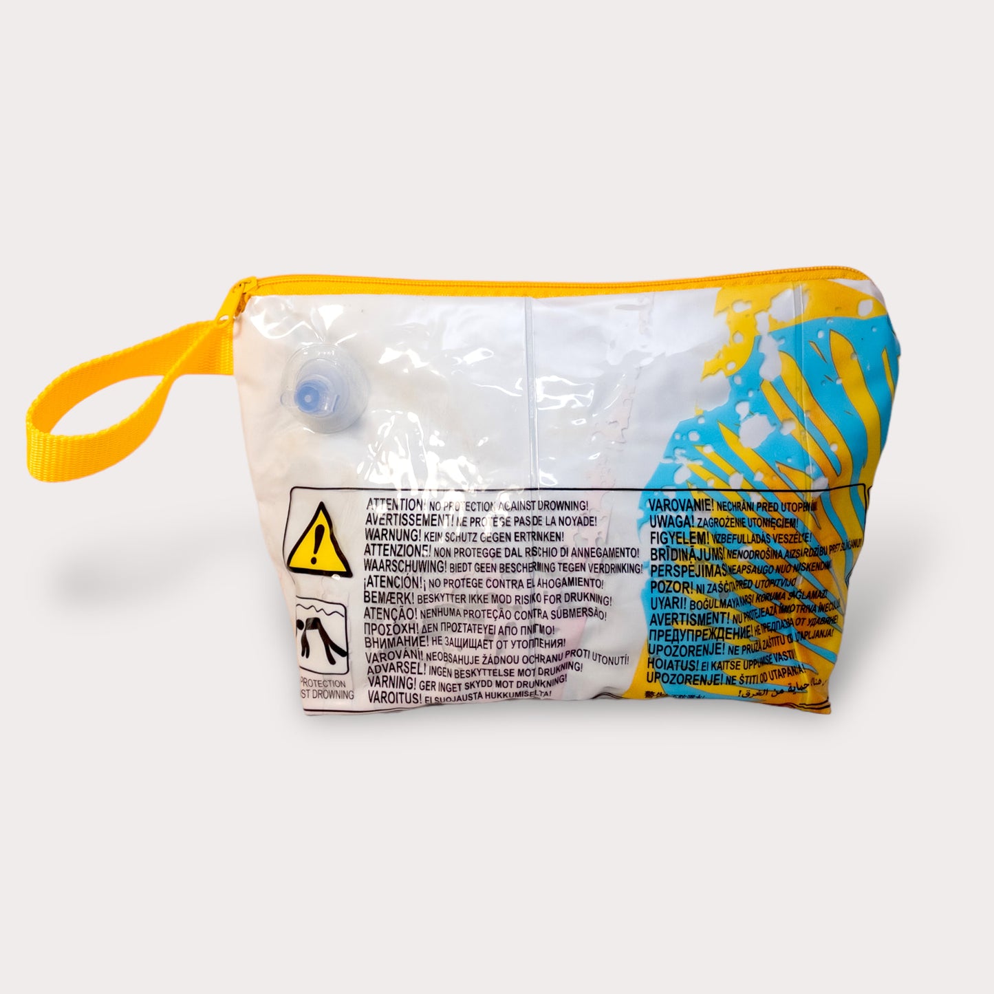 Overnight Bag . Yellow. Pool Toy