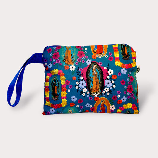 Large Pouch . Maria. Fabric