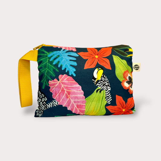 Large Pouch . Toco. Fabric