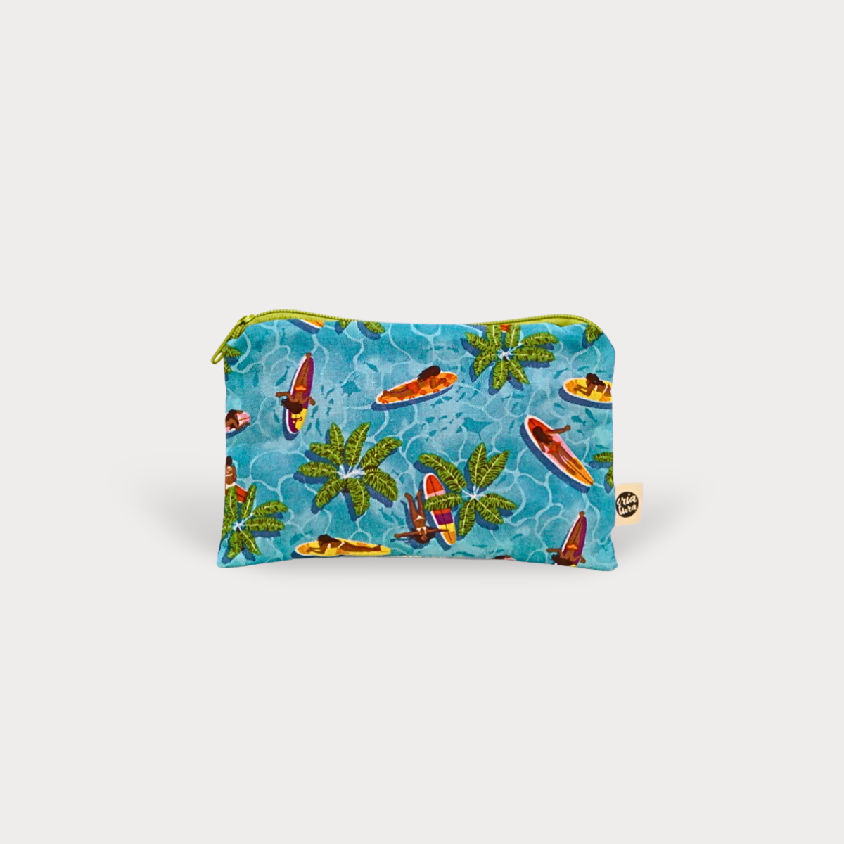 Small Pouch . Surfersworld. Fabrics.