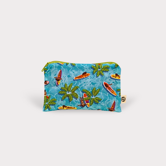 Small Pouch . Surfersworld. Fabrics.
