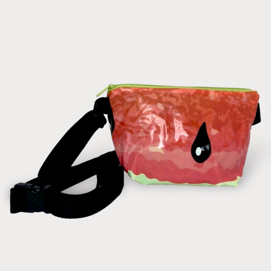 Small Hip Bag . Watermelon. Pool Toy