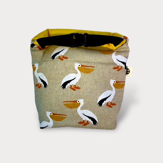Bikini Bag . Pelican. Fabric